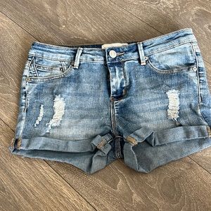Denim shorts